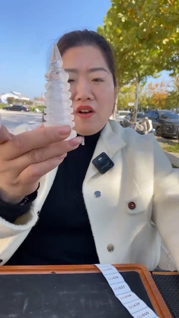 未镶嵌珠宝半成品水晶白水晶文昌塔D632