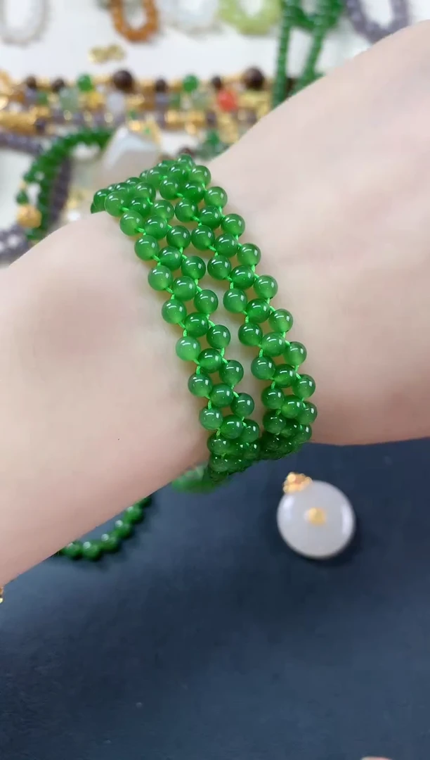 手串未镶嵌和田玉多样性发其一D107|880