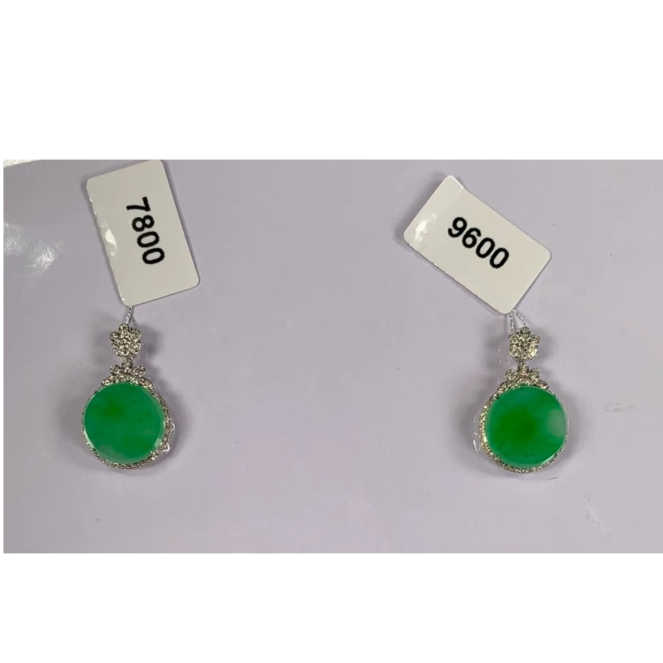 翡翠A货18K金镶嵌金小圆牌多样性发货，发一件443