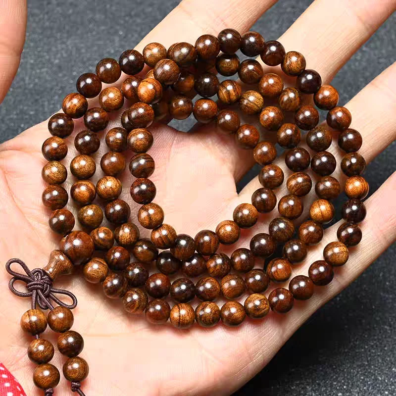 黑花梨108颗手串(无礼盒)AD324