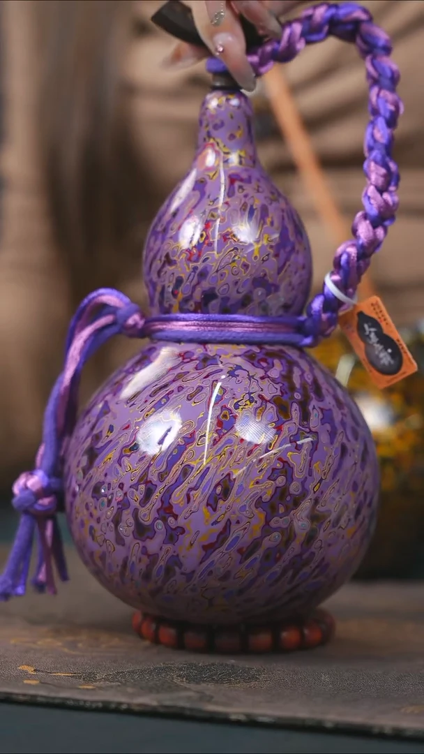 【闪购商品】WP149漆艺酒葫芦不包手串及旋转底座