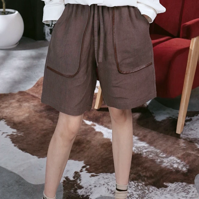 【绘尚D5黛仪8060】夏季短裤休闲百搭男女同款S258060