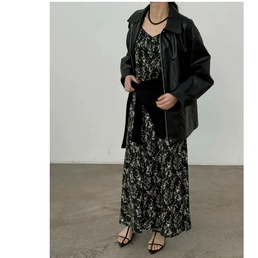 Pada.嘻&AA【茶歇小碎花】吊带显瘦碎花连衣裙 977 Hi Fortune