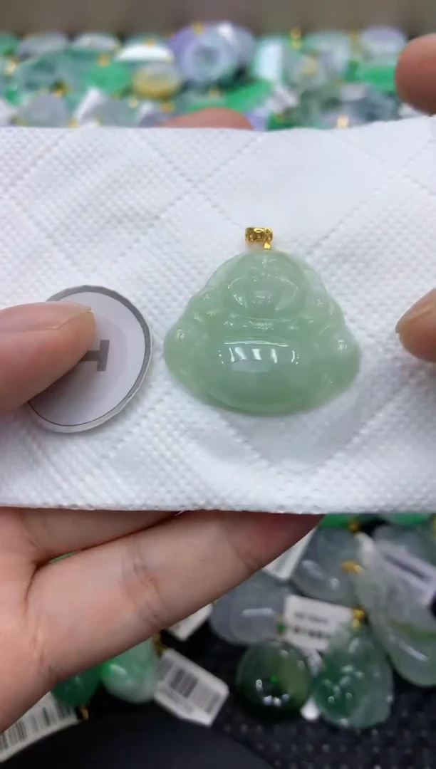 颈饰未镶嵌翡翠天然缅甸翡翠A货