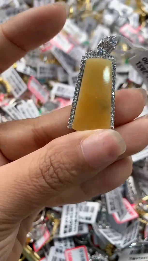 银S925镶嵌戒指翡翠777   9