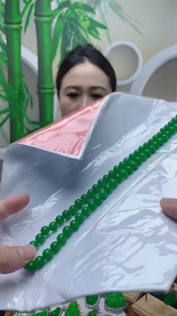 项链14K金镶嵌翡翠E1