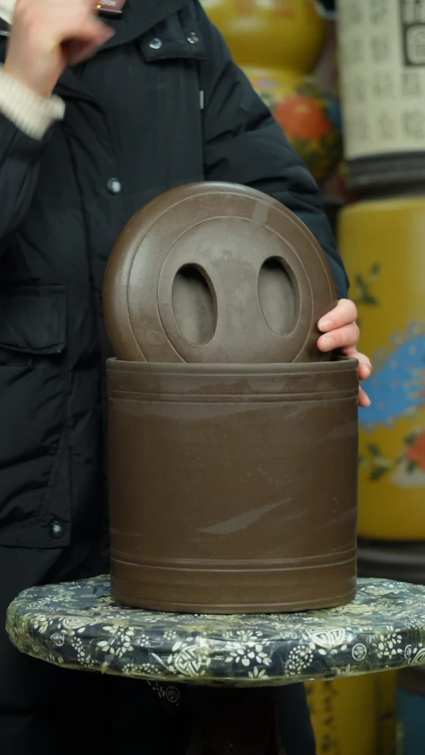 【闪购商品】紫砂茶叶罐7-8饼紫砂茶叶罐