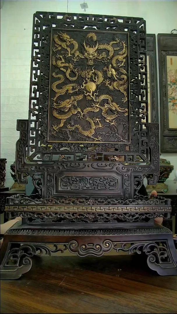 梵****丰造像铜像铜造像造像屏风