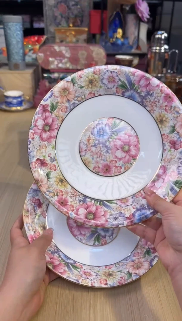 115秘密花园8.9寸深盘套二