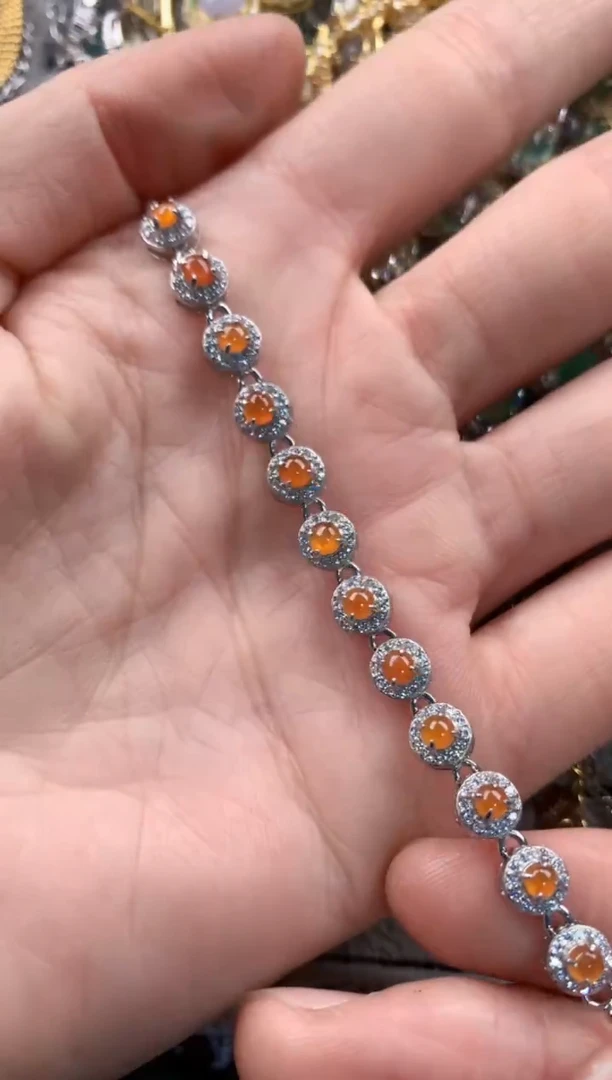 银S925镶嵌戒指翡翠333   10