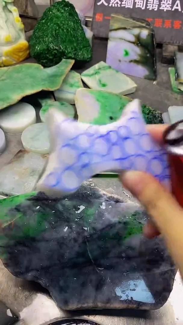 未镶嵌挂件翡翠天然缅甸翡翠A货557