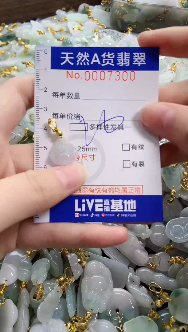 颈饰未镶嵌翡翠天然A货翡翠