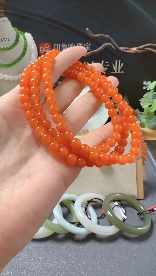 颈饰未镶嵌南红玛瑙/支持复检/多样性发一cg