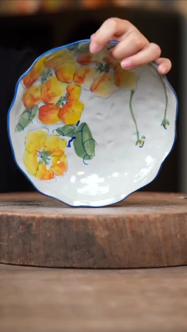 瓷片景德镇高温釉下彩（食品级）