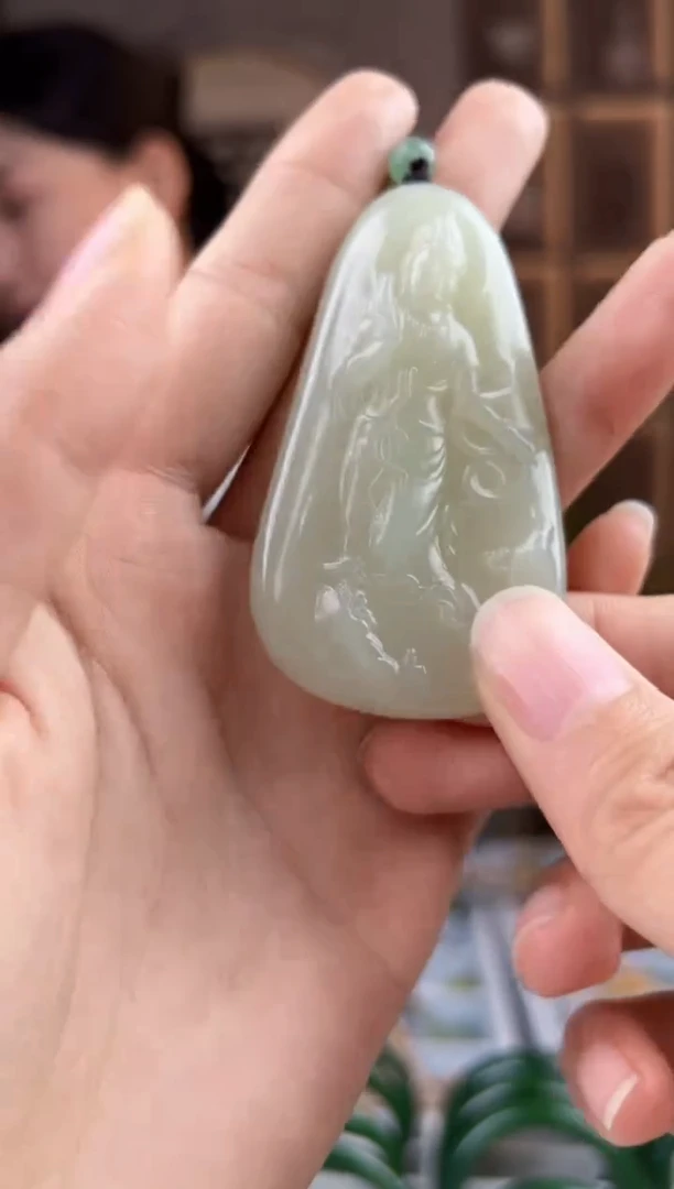 颈饰未镶嵌和田玉拍一发一，拍一发一