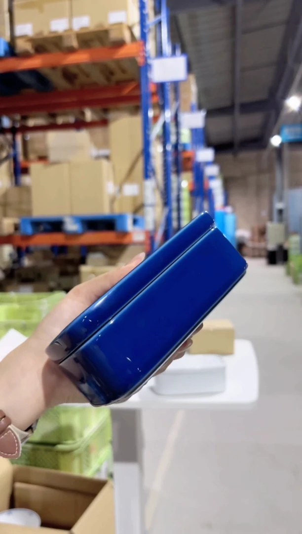 搪瓷白山コンテ　ロング（ブルー）白山コンテ　ロング（ブルー）