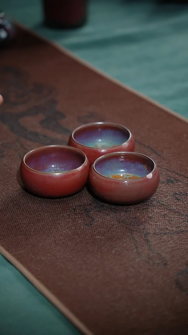 29-3禅定杯（炭烧结晶炉钧）