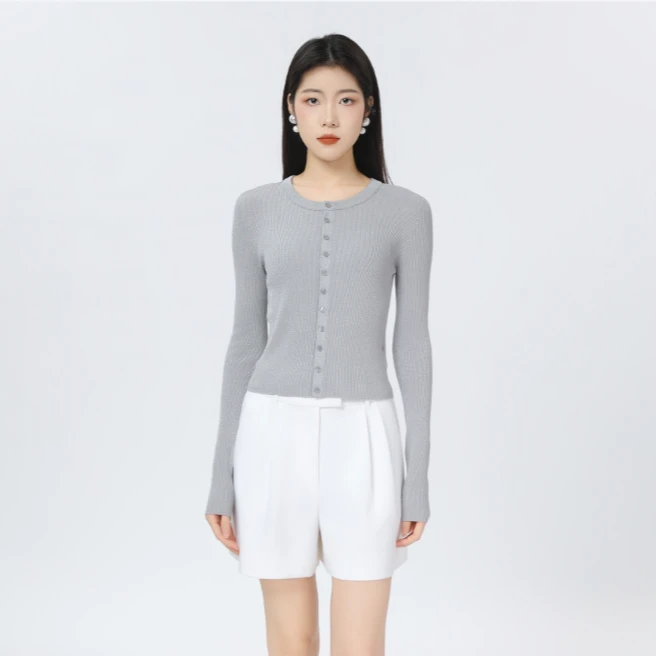 AMASS/阿玛施气质舒适百搭一秒入夏针织开衫548037-1T70721