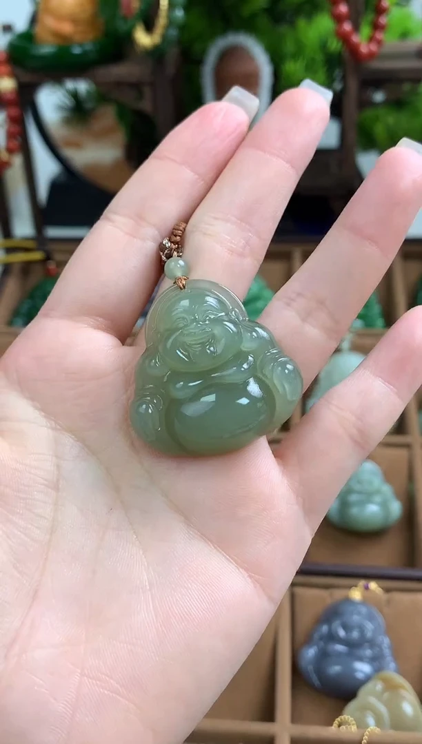 【闪购商品】和田玉颈饰未镶嵌吊坠35mm