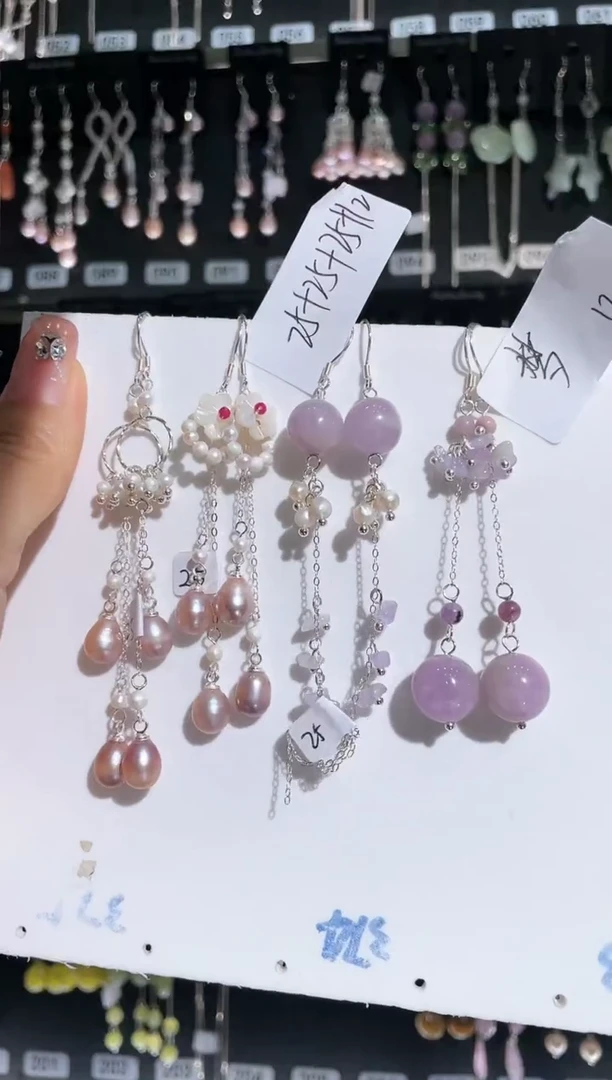 【闪购商品】紫晶耳饰银S925镶嵌 许是一场梦