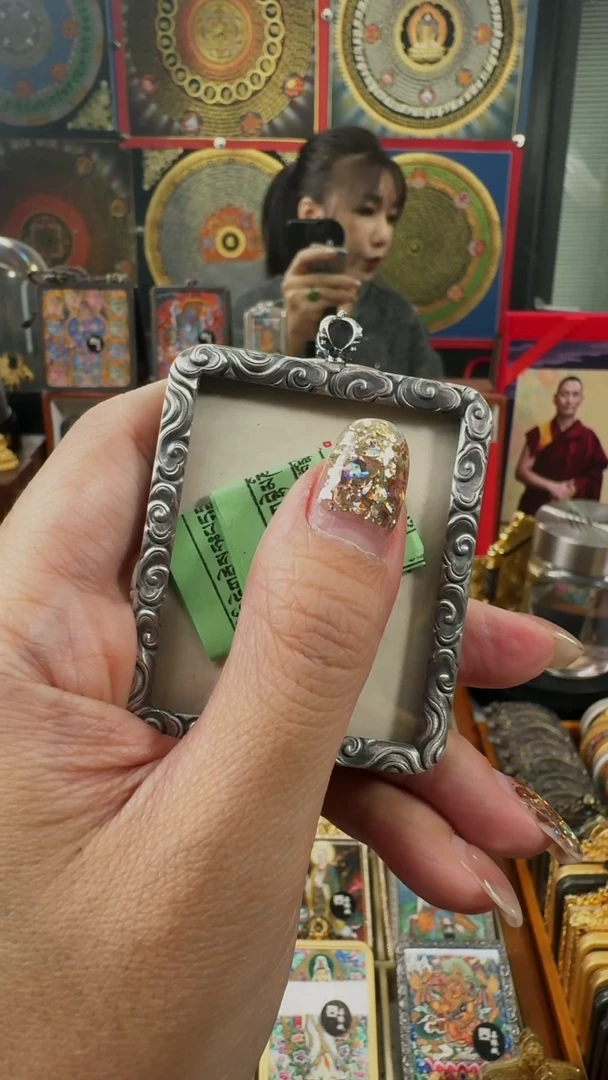 吊坠小**曼壹善缘城手绘唐卡尾款