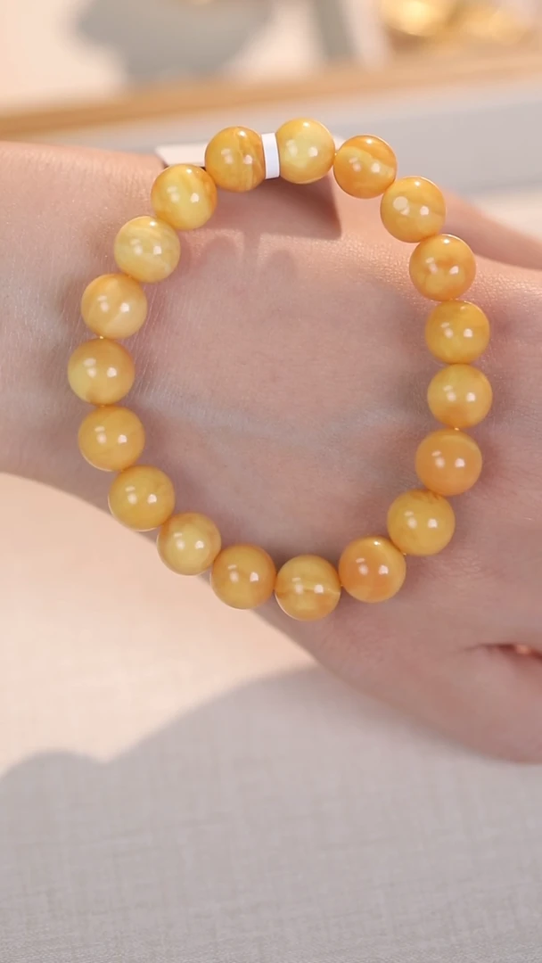 手串琥珀未镶嵌蜜蜡10-11mm