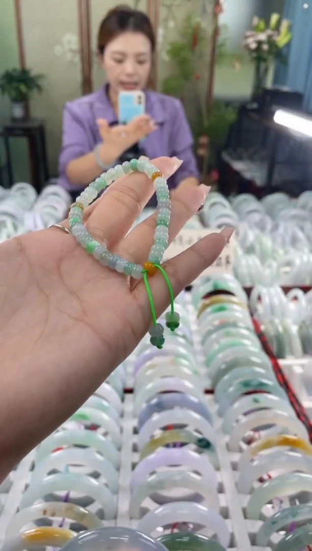 未镶嵌手串翡翠多样性发货发一件