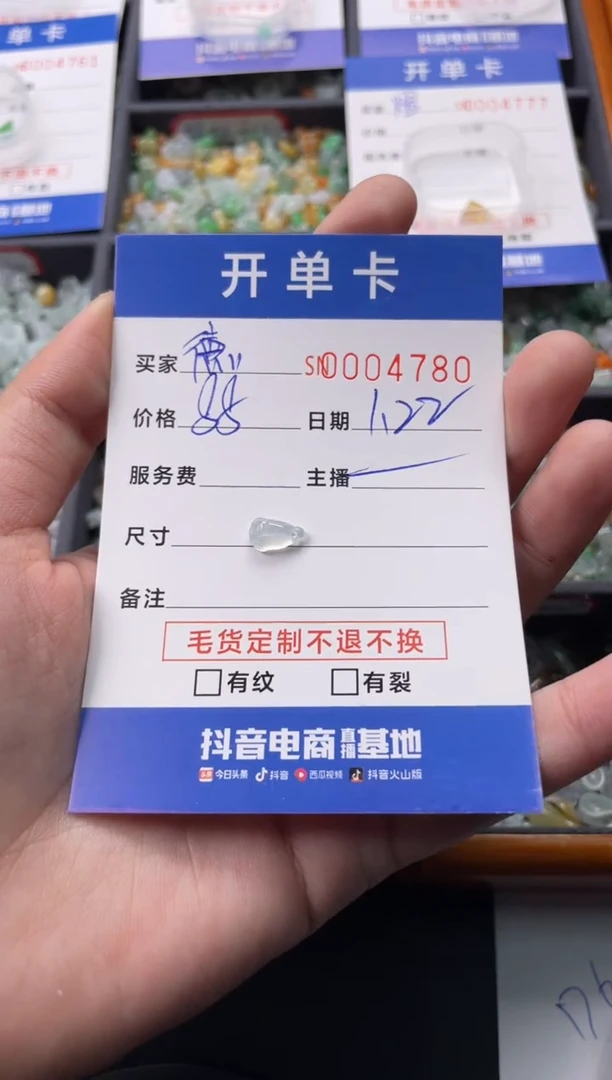 【闪购商品】翡翠颈饰未镶嵌00004780