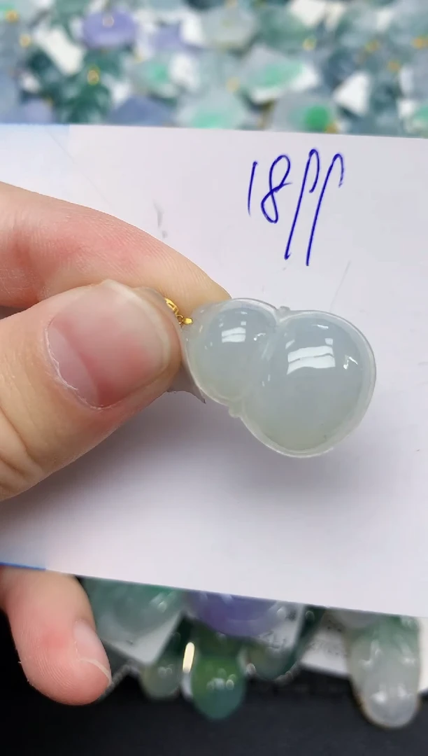 颈饰未镶嵌翡翠天然缅甸A货翡翠百元以上9元证书费自理