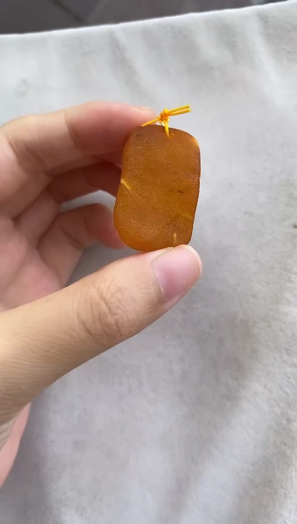 裸石琥珀未镶嵌10925074-特价手机坠