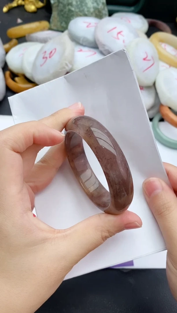 未镶嵌手镯石英质玉2+52/53