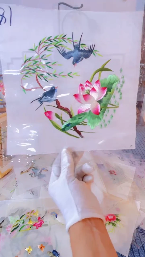 织绣非遗苏绣纯手工双面绣 81号