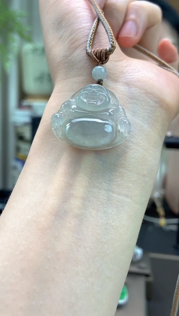 翡翠未镶嵌吊坠(不含链)翡翠佛公