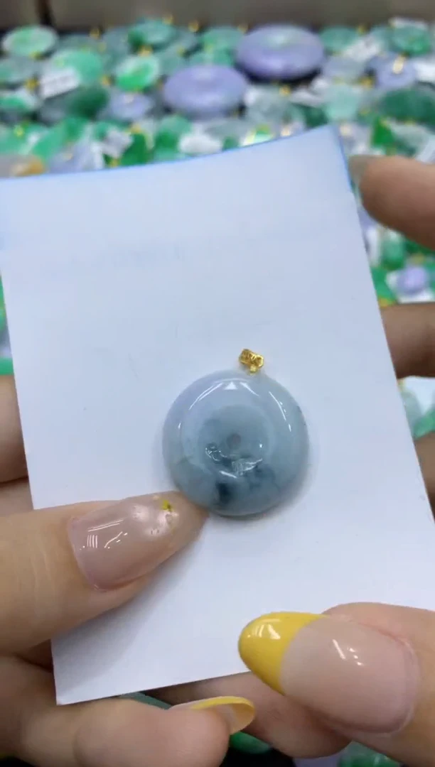 颈饰未镶嵌翡翠天然缅甸翡翠A货