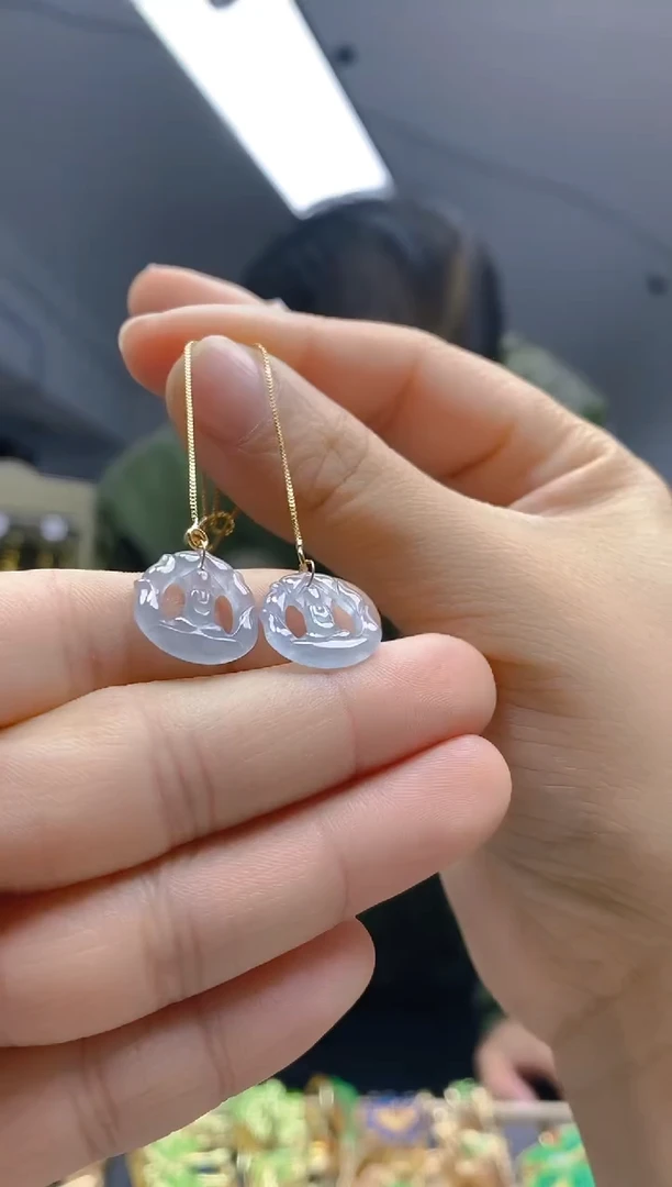 【闪购商品】翡翠耳饰合金166翡翠耳线
