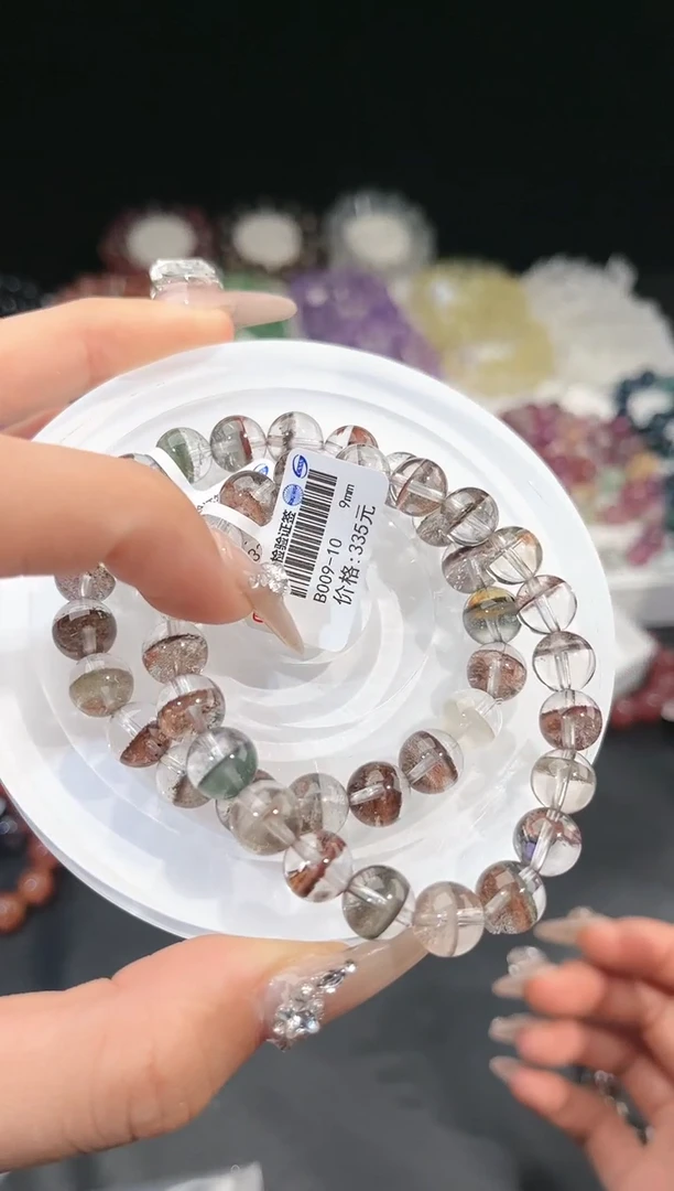 【闪购商品】水晶手链未镶嵌多样性发一莫奈幽灵9mm