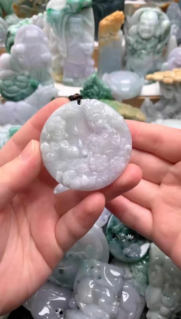 吊坠(不含链)未镶嵌翡翠1