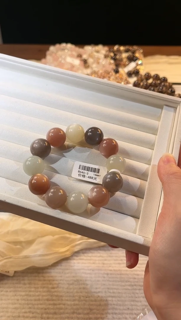 合成欧泊未镶嵌多样性发一Q65彩月光16mm+