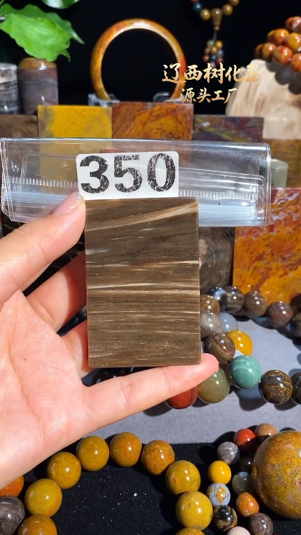 未镶嵌-硅化玉天然北票硅化玉吊坠