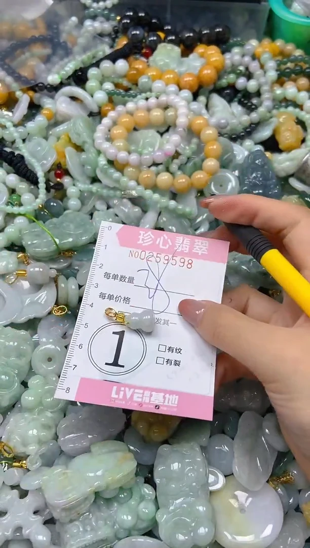 翡翠未镶嵌颈饰闪购0259598