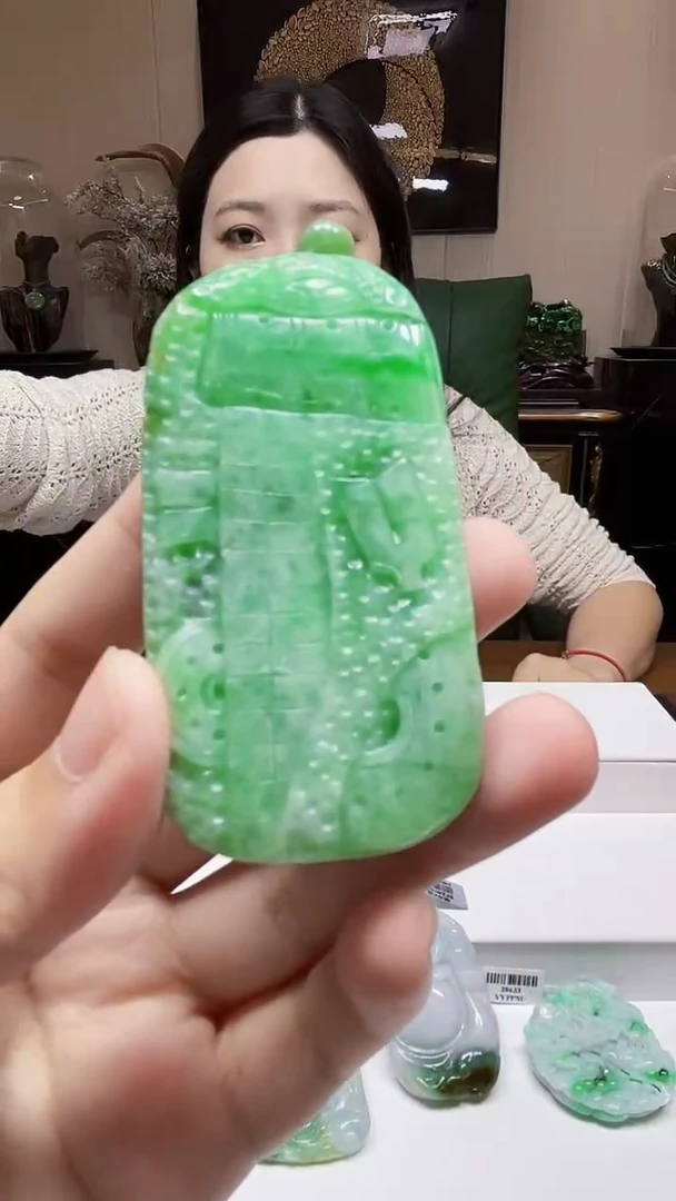 未镶嵌定制翡翠吊坠14