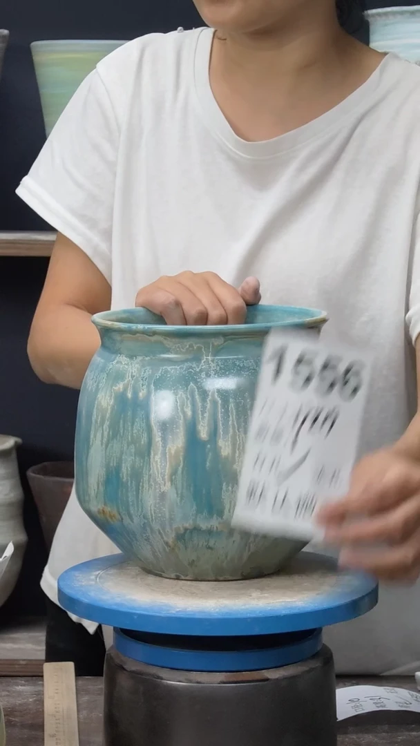 景德镇花盆默认微瑕1556