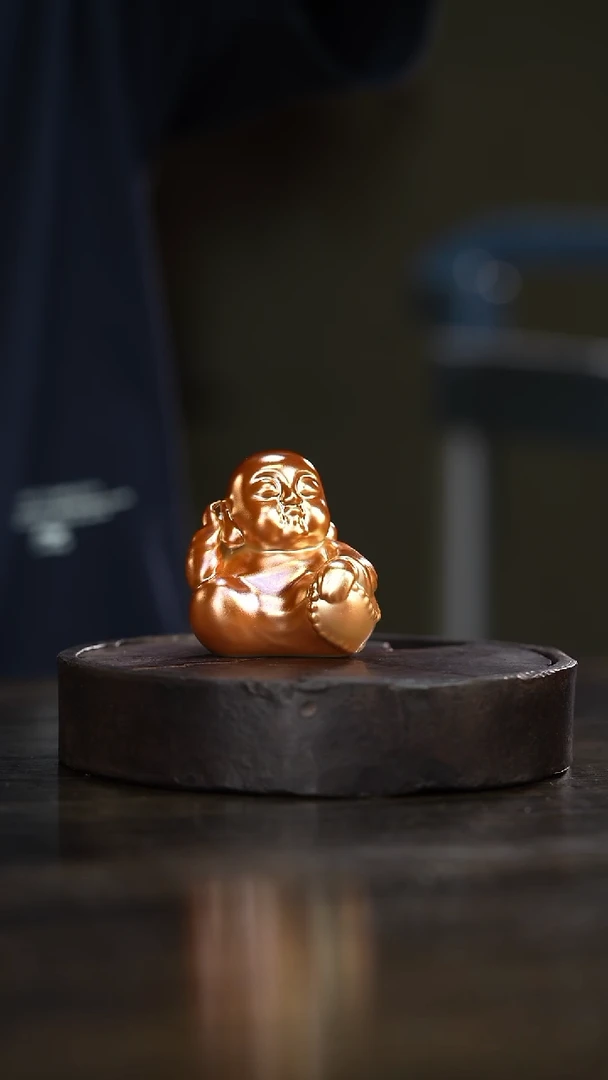 32柴房陶瓷柴烧茶宠摆件