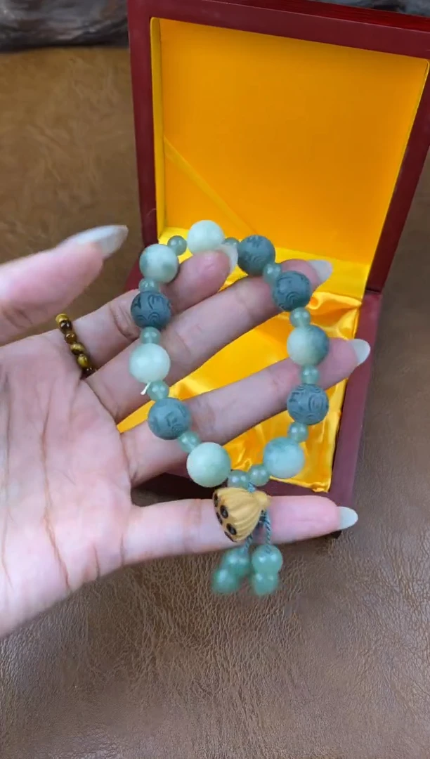 得闲文玩阁青玉菩提链接-@@ys942