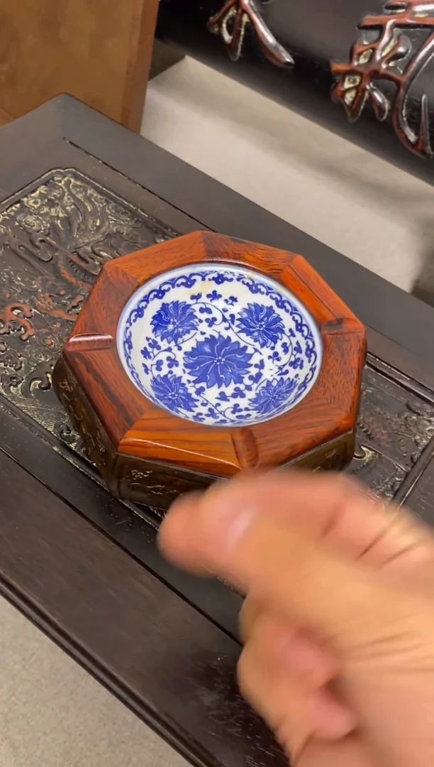 木笔洗烟灰缸88888