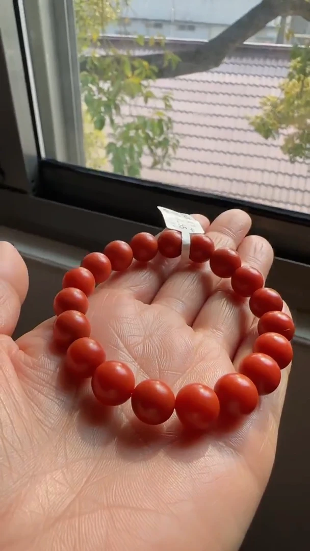 未镶嵌多样性发一件南红玛瑙【高货】10mm阿东寨哑光圆珠单圈