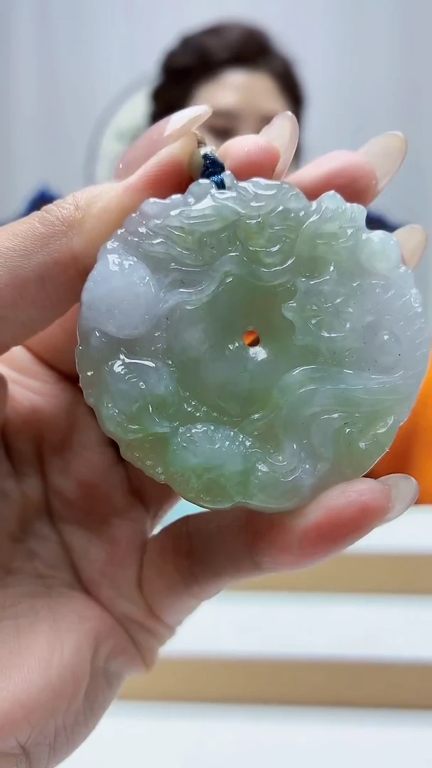 未镶嵌定制翡翠4829MM-毛货挂件60