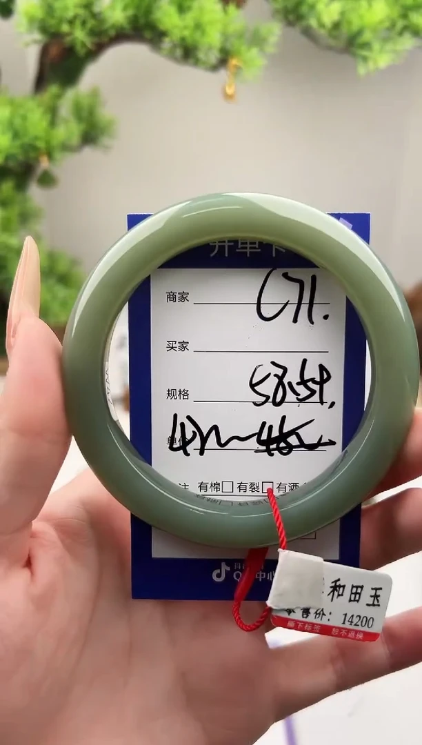 未镶嵌手镯和田玉微色差C71