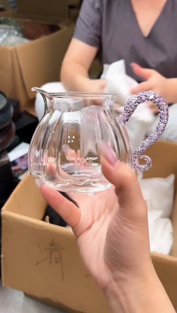 禾墨 青莲茶海浅紫色