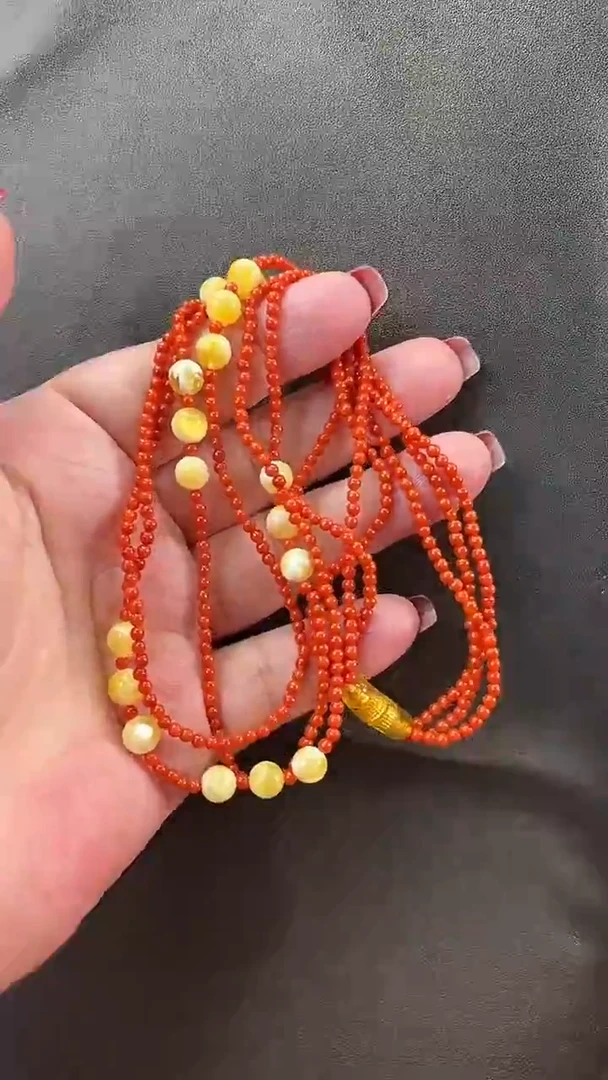 未镶嵌颈饰琥珀项链